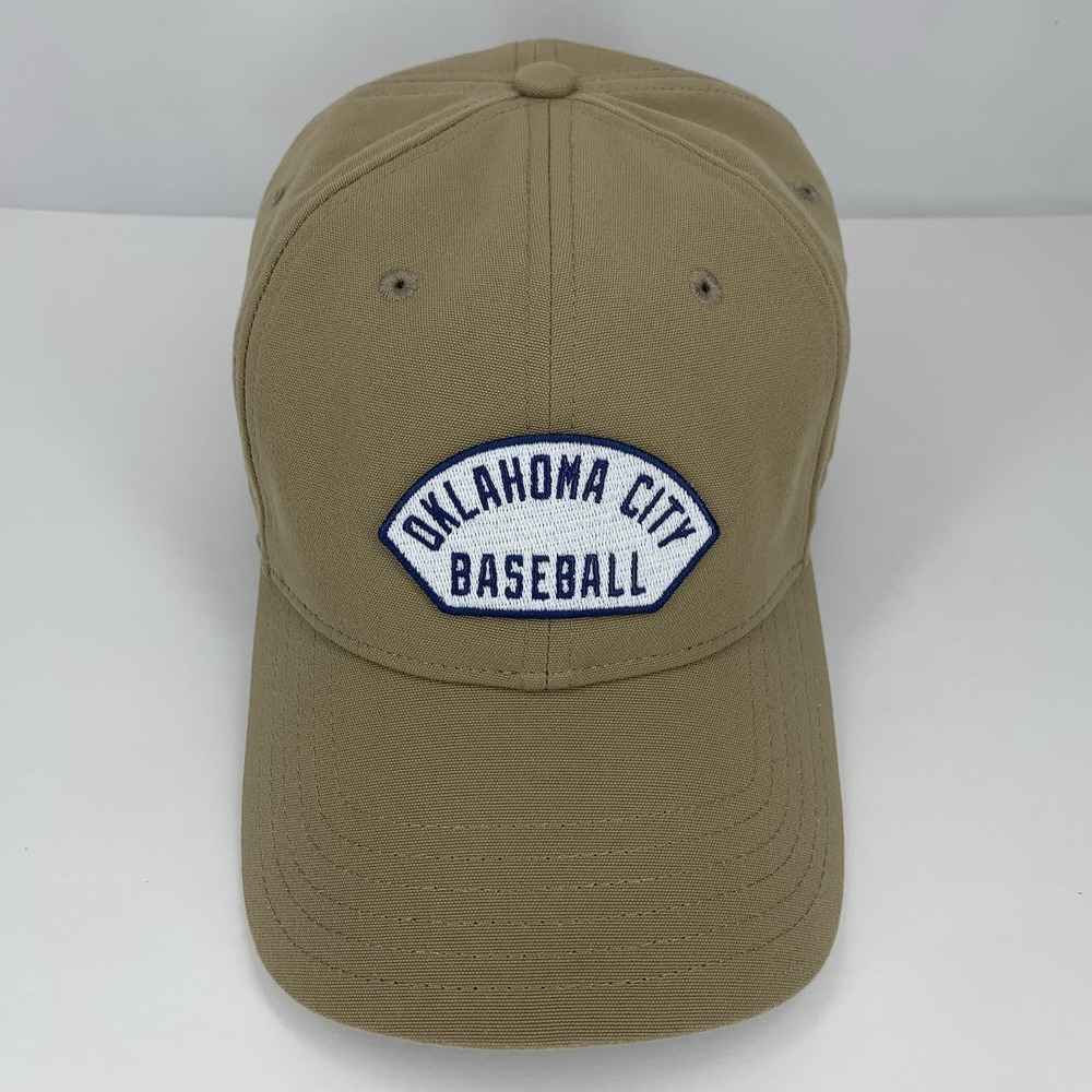 Oklahoma City Baseball Hat Tan Adjustable Strap OSFM Sportiqe Cap